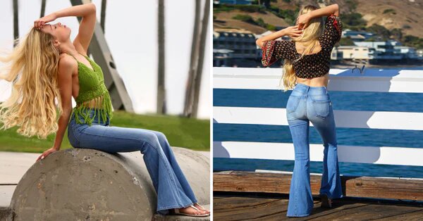The History and Evolution of Bell Bottom Blue Jeans!